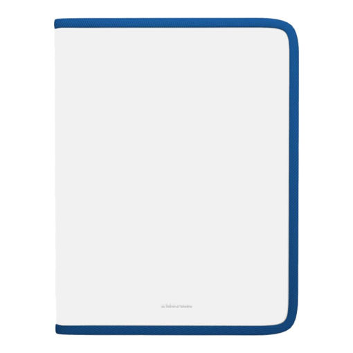 Picture of ZIP FOLDER A4+ CLEAR WITH BLUE ZIP